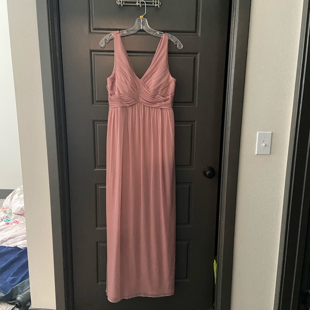 Azazie Oceana Bridesmaid Dress Dusty Rose A12